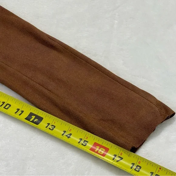 WORTHINGTON SIZE M Brown Suede Women's Jacket - Picture 5 of 9